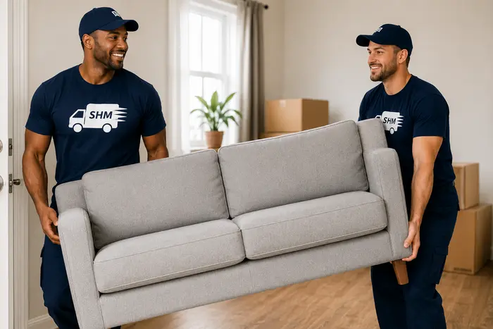Movers loading a truck